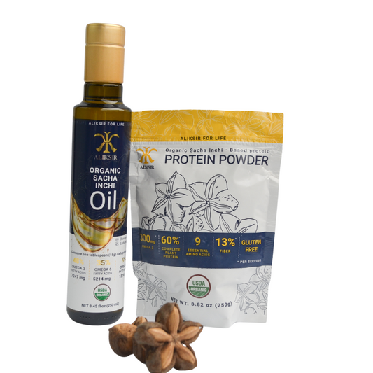 1 SACHA INCHI PROTEIN + 1 SACHA INCHI OIL