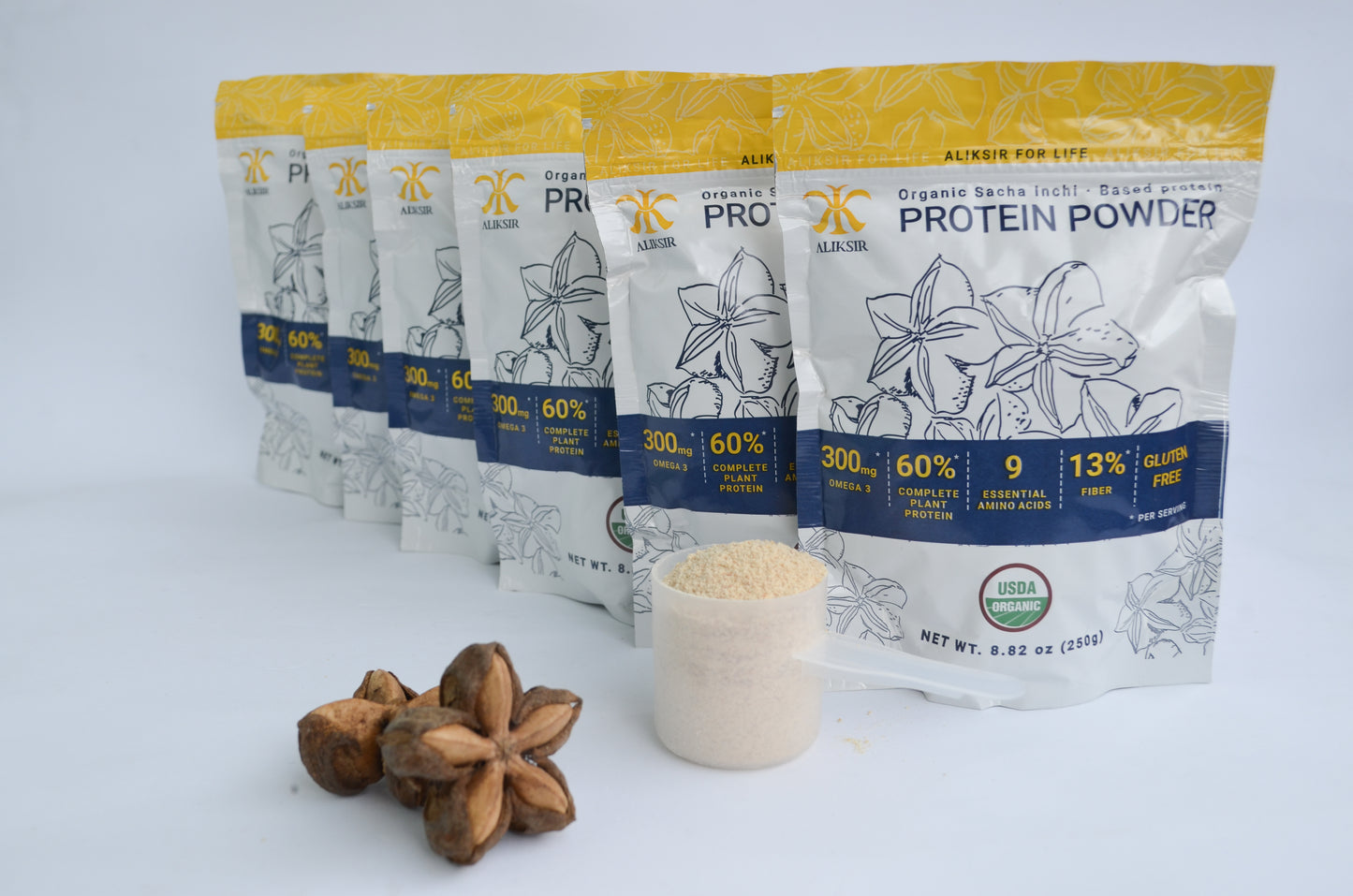ORGANIC SACHA INCHI PROTEIN POWDER (250 g) Pack of 6