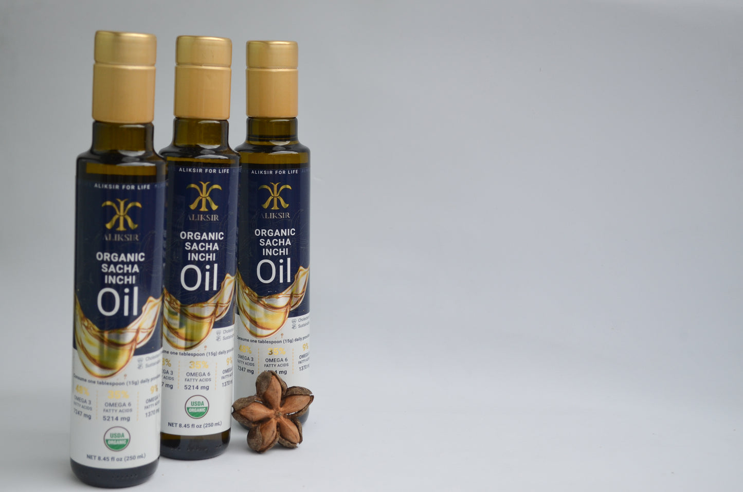 ORGANIC SACHA INCHI OIL (250 ml) Pack of 3