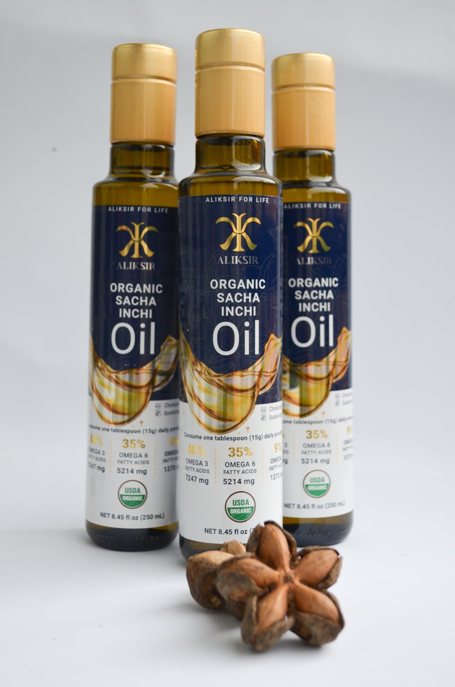 ORGANIC SACHA INCHI OIL (250 ml) Pack of 3