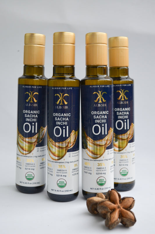 ORGANIC SACHA INCHI OIL (250 ml) Pack of 4