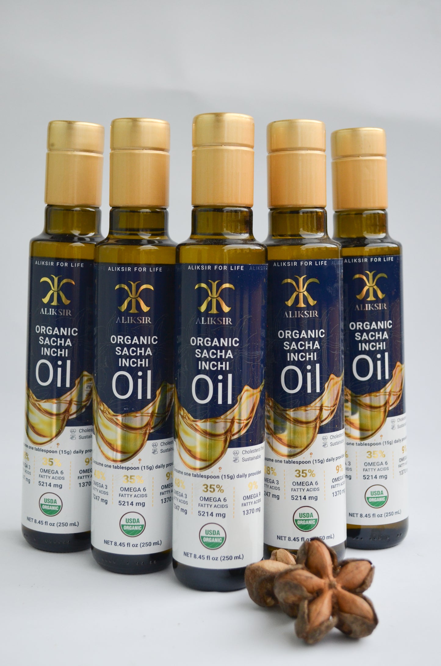 ORGANIC SACHA INCHI OIL (250 ml) Pack of 5