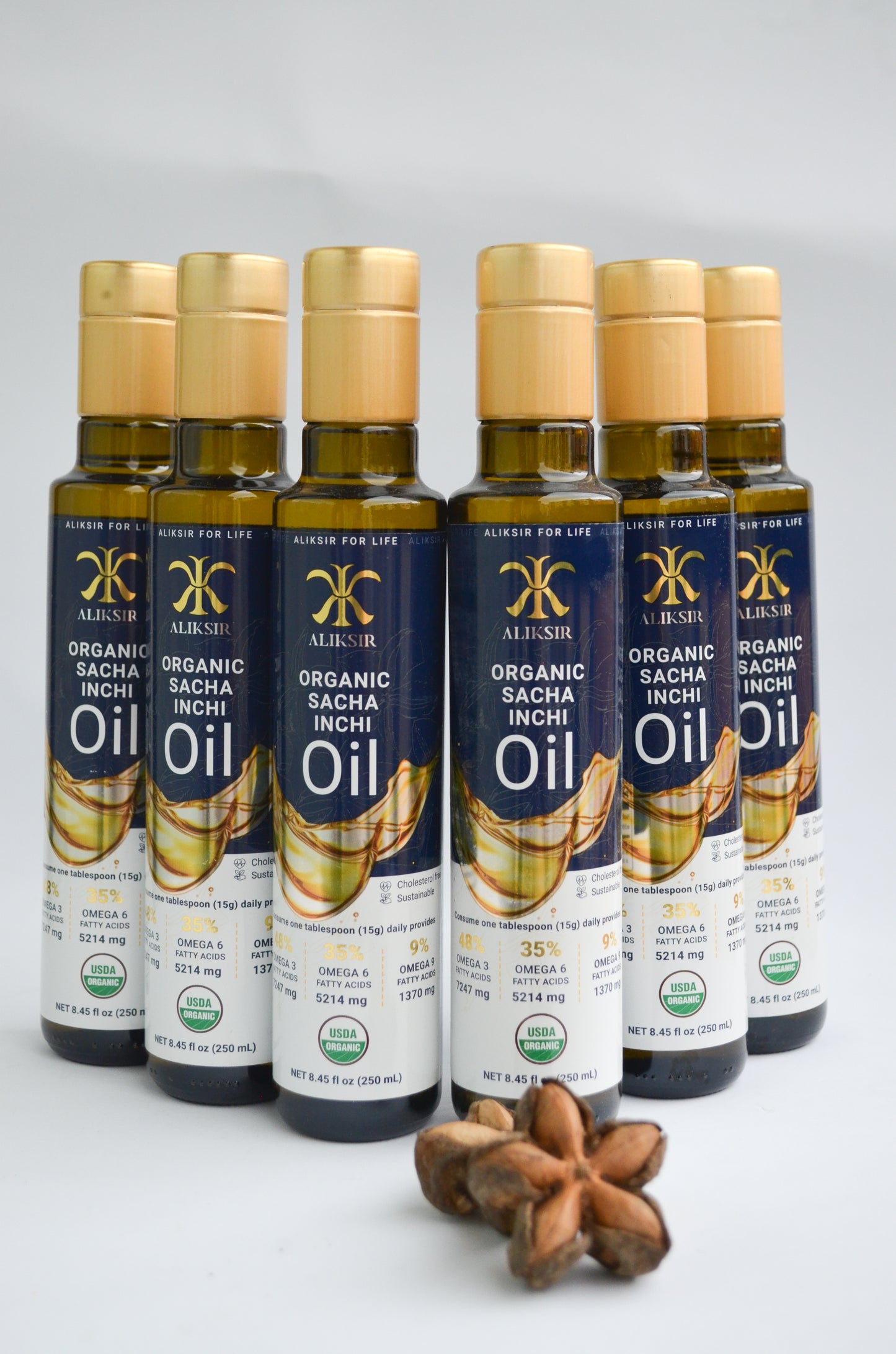 ORGANIC SACHA INCHI OIL (250 ml) Pack of 6