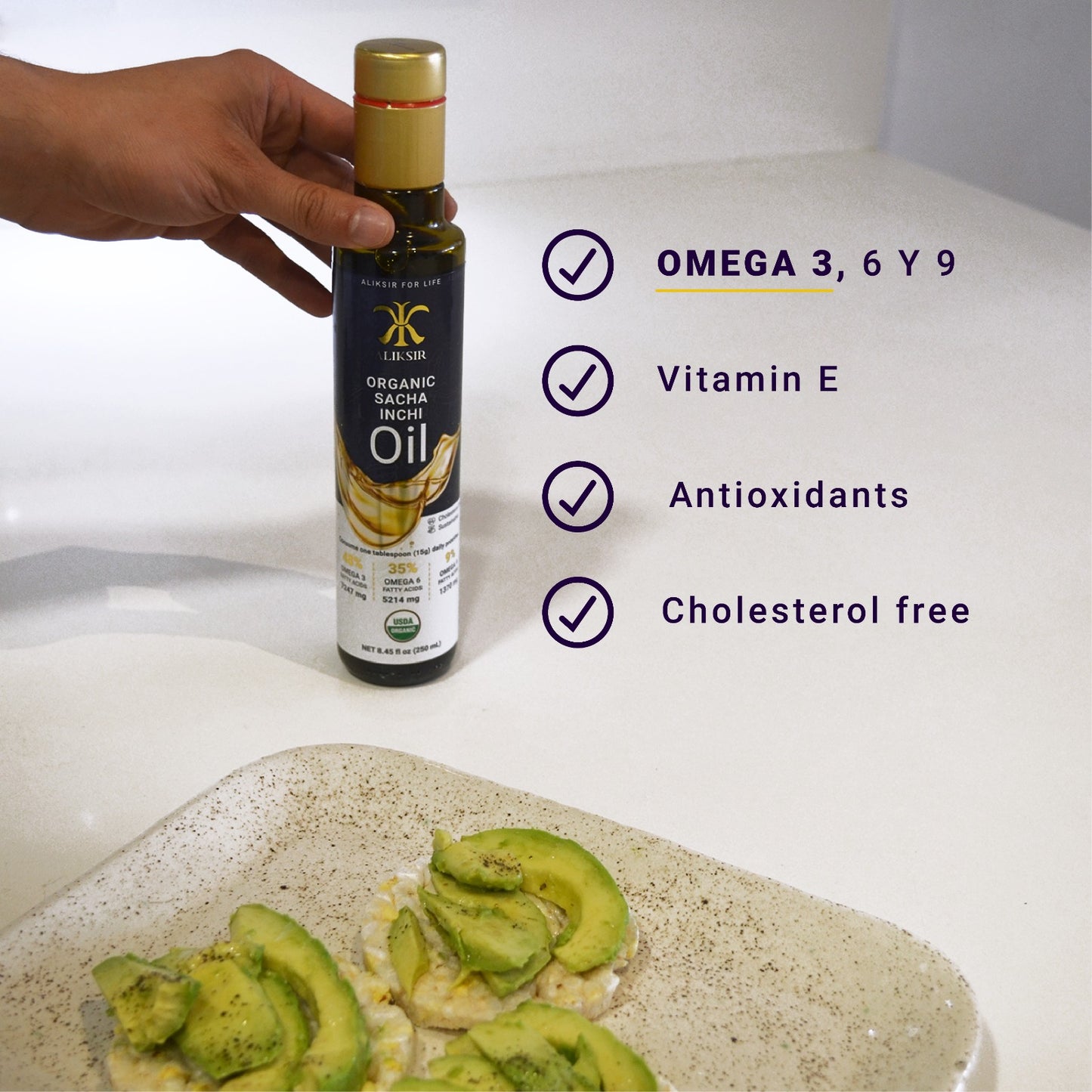 Organic Sacha inchi Oil