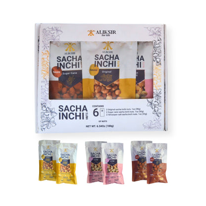 SACHA INCHI SNACK VARIETY BOX (6 PACKS)