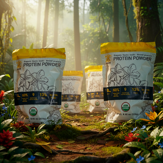 ORGANIC SACHA INCHI PROTEIN POWDER (250 g) Pack of 4