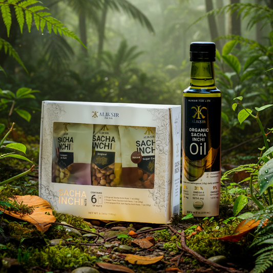 SACHA INCHI (1 OIL + 1 BOX OF SNACKS)