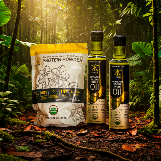 2 SACHA INCHI OILS + 1 SACHA INCHI PROTEIN