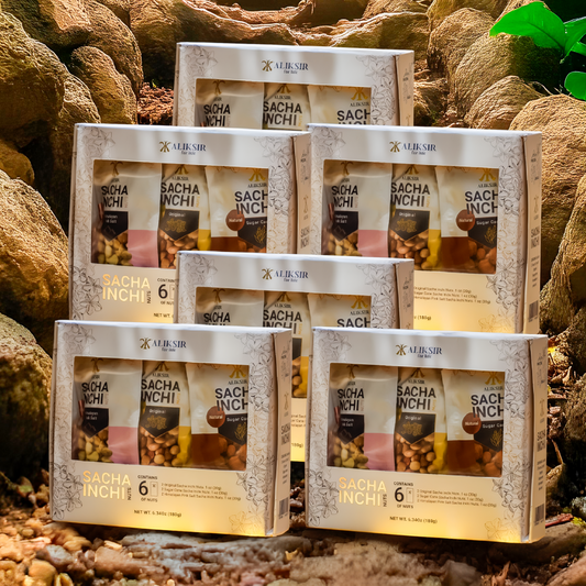 SACHA INCHI SNACK VARIETY BOX (6 PACKS) Pack of 6