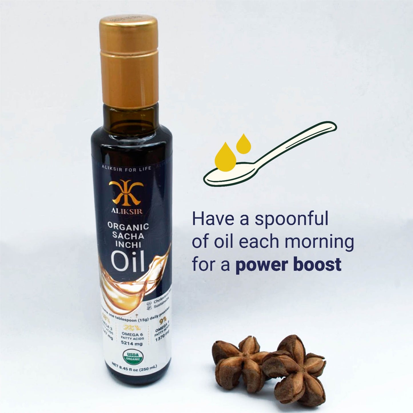 Organic Sacha inchi Oil